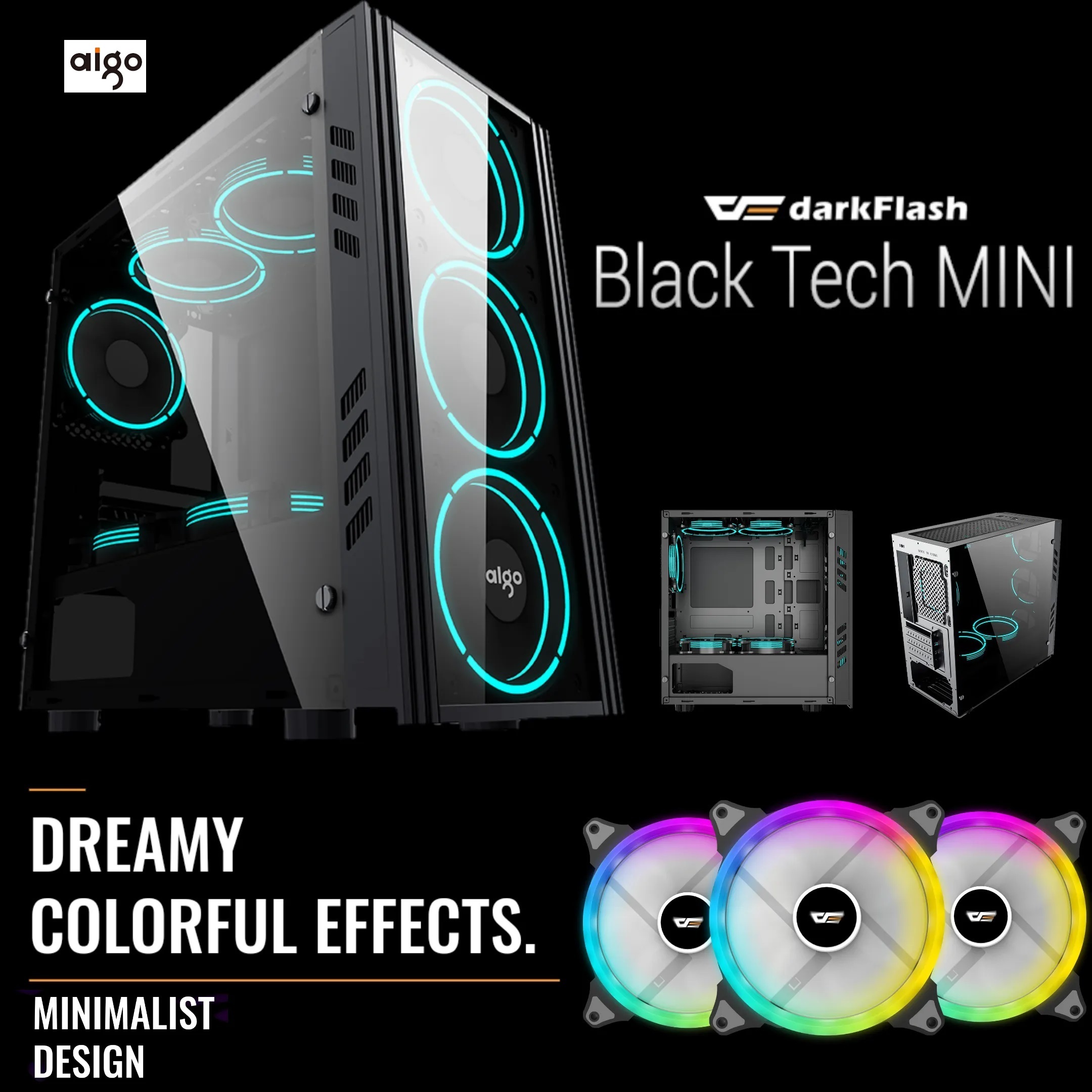 AIGO BLACK TECHNOLOGY MINI M-ATX